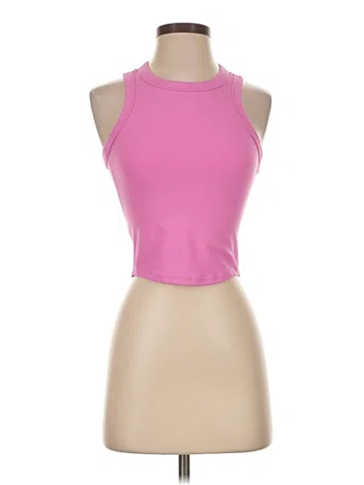 Pre-owned Nike Tank Top Pink Crew Neck Tops
