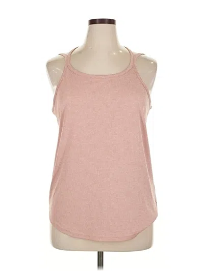 Pre-owned Nike Tank Top Pink Halter Neckline Tops