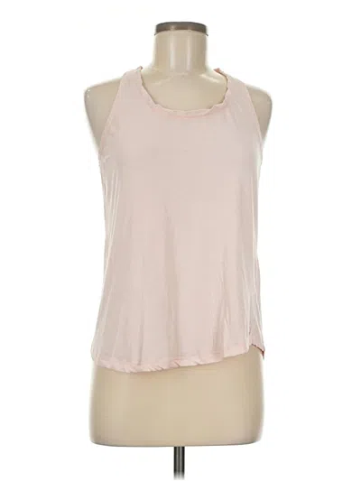 Pre-owned Nike Tank Top Pink Halter Neckline Tops