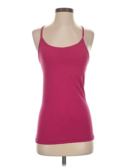 Pre-owned Nike Tank Top Pink Halter Neckline Tops