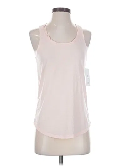 Pre-owned Nike Tank Top Pink Halter Neckline Tops