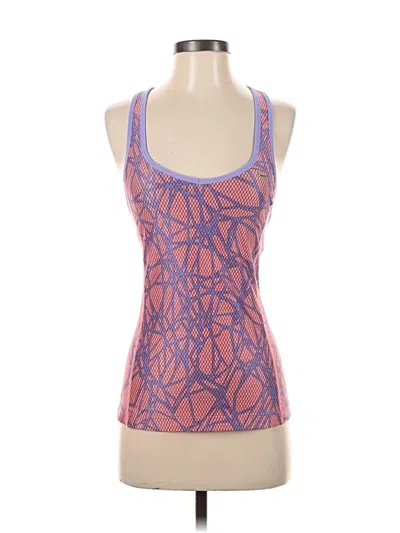 Pre-owned Nike Tank Top Purple Halter Neckline Tops