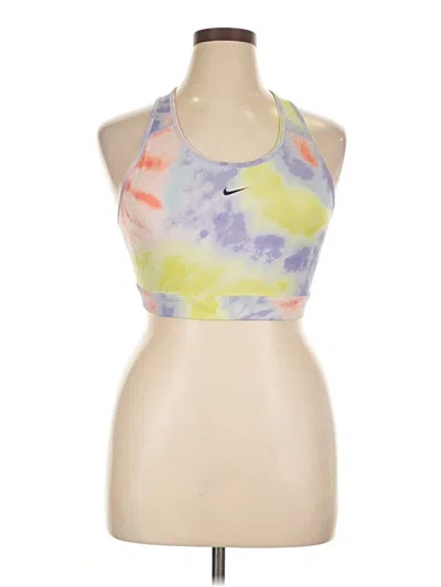 Pre-owned Nike Tank Top Purple Halter Neckline Tops