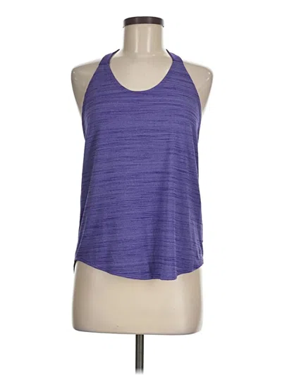 Pre-owned Nike Tank Top Purple Halter Neckline Tops
