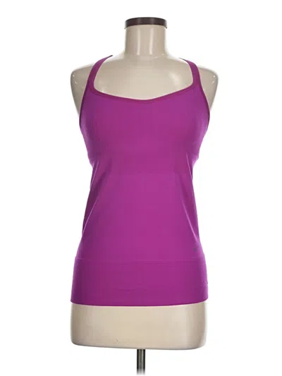 Pre-owned Nike Tank Top Purple Halter Neckline Tops