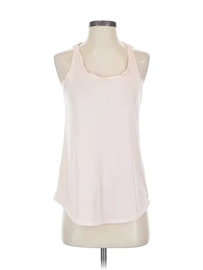 Pre-owned Nike Tank Top Tan Halter Neckline Tops In Brown