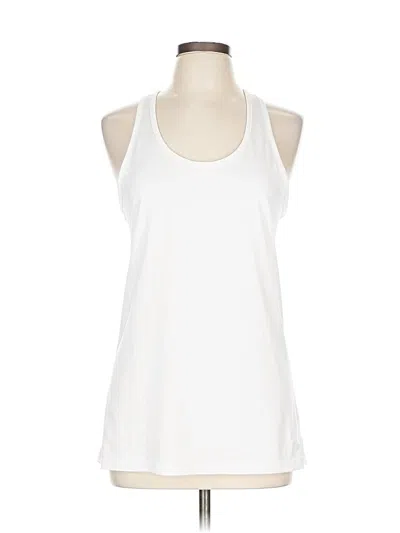 Pre-owned Nike Tank Top White Halter Neckline Tops