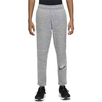 Nike Kids'  Taper Gfx 1 Track Pants In Carbon Htr/smoke Grey