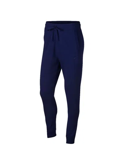 Nike Tapered Fleece Track Pants In Blue
