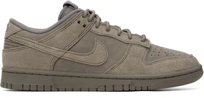 Nike Taupe Dunk Low Retro Se Sneakers In Green