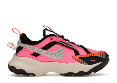 Pre-owned Nike Tc 7900 Lx 3m (women's) Sneakers In Pink Blast/light Orewood Brown/hyper Crimson