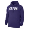 Nike Tcu Club Fleece  Men's College Pullover Hoodie In Blue