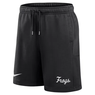 Nike Tcu Horned Frogs Club  Men's Fleece Shorts In Multi