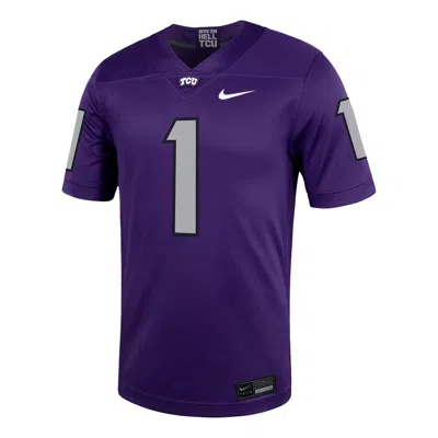 Nike Tcu  Men's College Football Replica Jersey In Purple
