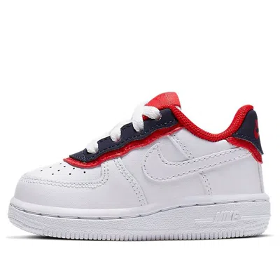 Nike (td)  Air Force 1 Lv8 'double Layer-obsidian Red' In White