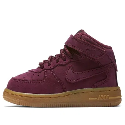 Nike (td)  Air Force 1 Mid Wb 'bordeaux'