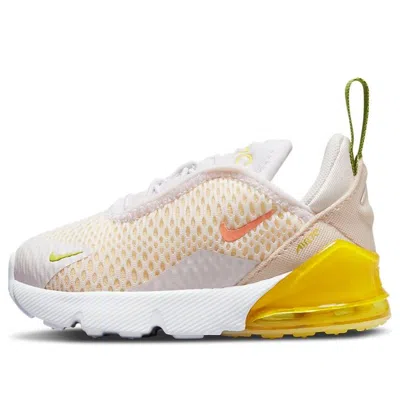 Nike (td)  Air Max 270 'white Crimson Bliss' In Multi