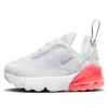Nike (td)  Air Max 270 'white Pink Foam' In Multi