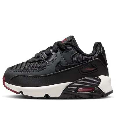Nike (td)  Air Max 90 Leather 'black Team Red'