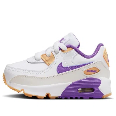 Nike (td)  Air Max 90 Leather 'white Action Grape'
