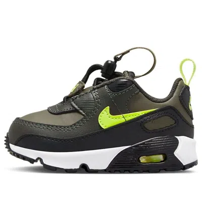 Nike (td)  Air Max 90 Toggle 'medium Olive Volt' In Multi
