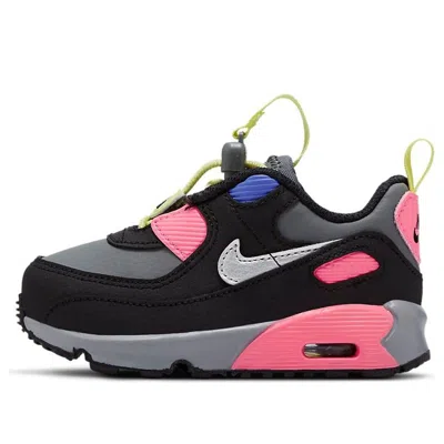 Nike (td)  Air Max 90 Toggle 'smoke Grey Sunset Pulse' In Black