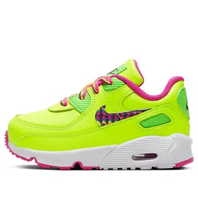 Nike (td)  Air Max 90 'volt Fire Pink Green Strike'