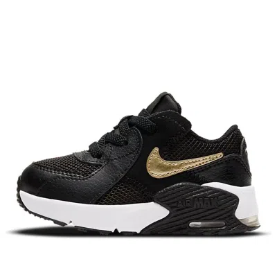 Nike (td)  Air Max Excee 'black Metallic Gold Star'