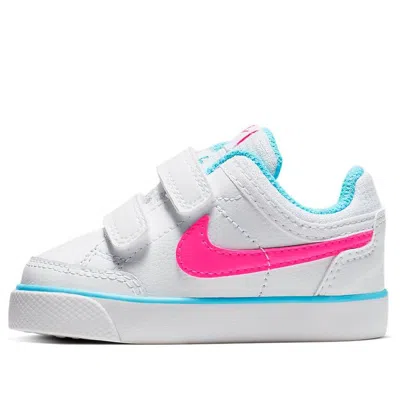Nike (td)  Capri Iii Ltr Leather 'white Blue Pink'