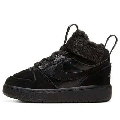 Nike (td)  Court Borough 2 Mid-top Sneakers Black