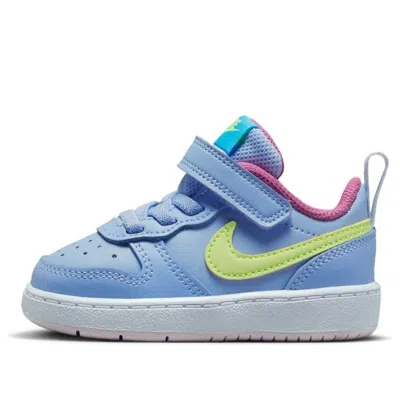 Nike (td)  Court Borough Low 2 'cobalt Bliss Light Lemon Twist'