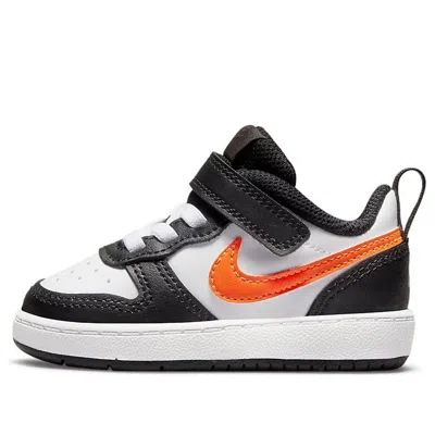 Nike (td)  Court Borough Low 2 'white Black Orange'