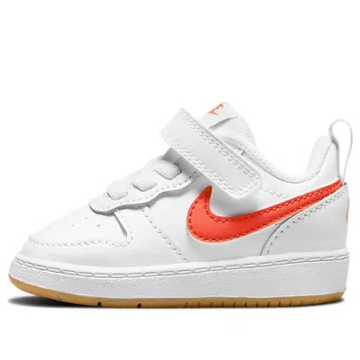 Nike (td)  Court Borough Low 2 'white Orange'