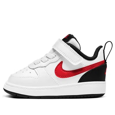 Nike (td)  Court Borough Low 2 'white University Red'