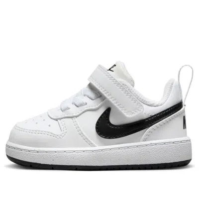 Nike (td)  Court Borough Low Recraft Basketball Shoes 'white Black' In Multi