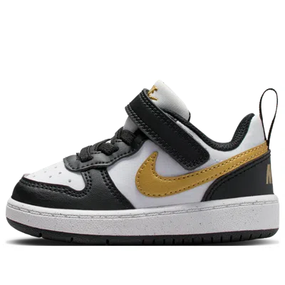 Nike (td)  Court Borough Low Recraft 'black White Metallic Gold' In Multi