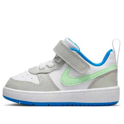 Nike (td)  Court Borough Low Recraft 'light Iron Ore White Photo Blue Vapor Green'