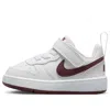Nike (td)  Court Borough Low Recraft 'white Burgundy Crush'