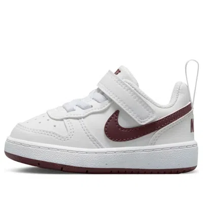Nike (td)  Court Borough Low Recraft 'white Burgundy Crush'