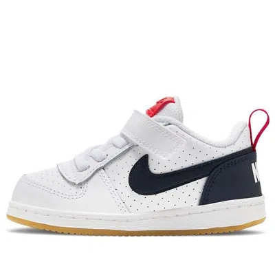 Nike (td)  Court Borough Low 'white Blue Red'
