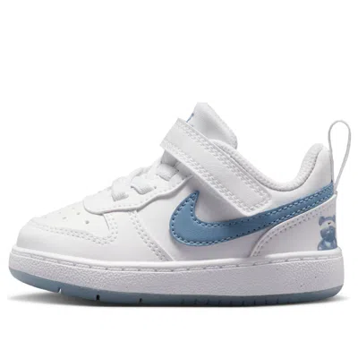 Nike (td)  Court Borough Low 'white Work Blue'