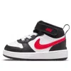 Nike (td)  Court Borough Mid 2 Mid-top Sneakers Black/white/red