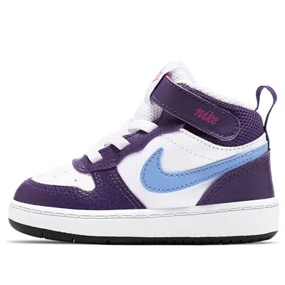Nike (td)  Court Borough Mid 2 'purple White Blue'