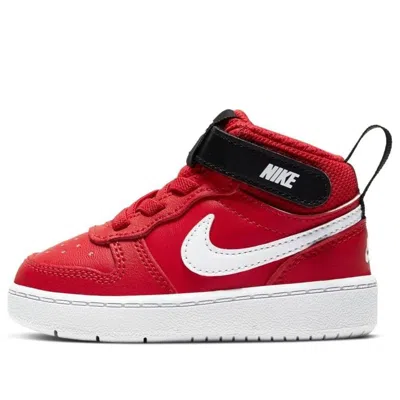 Nike (td)  Court Borough Mid 2 'red Black White'