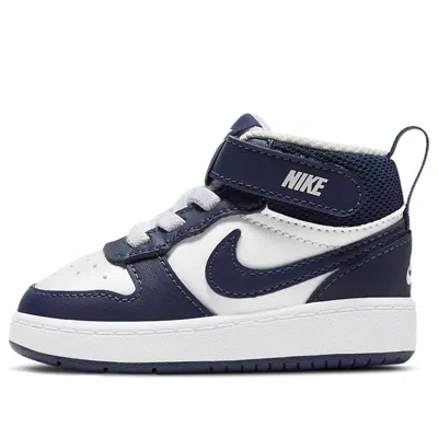 Nike (td)  Court Borough Mid 2 'white Signal Blue'