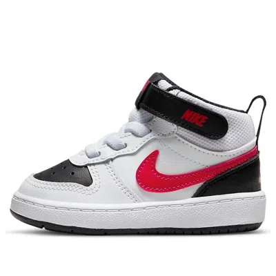 Nike (td)  Court Borough Mid 2 'white University Red' In Multi