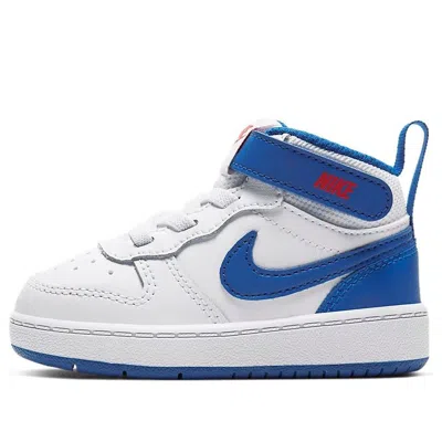Nike (td)  Court Borough Mid 2 White/blue