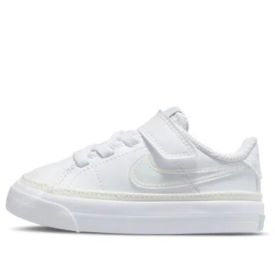 Nike (td)  Court Legacy Casual Skateboarding Shoes White