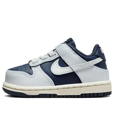 Nike (td)  Dunk Low 'grey Midnight Navy'
