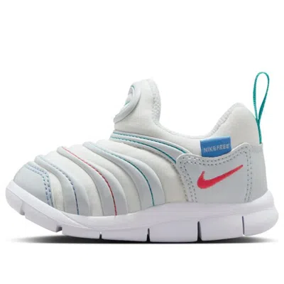 Nike (td)  Dynamo Free 'white Dusty Cactus Light Crimson'